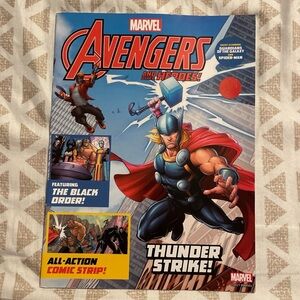 Marvel Avengers & Other Heroes! Comic Thunder Strike!  Activity Book~ New